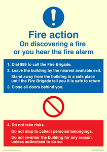 Basic Fire Action Notice